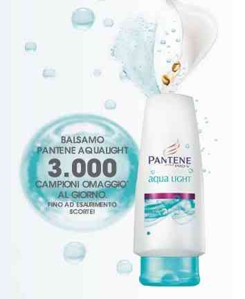 Pantene Aqua Light: campione omaggio con Desideri Magazine