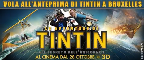 Le avventure di Tintin – Il segreto dell’universo: vinci l’anteprima gratuita