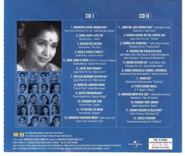 Music India Asha Bhosle Life Story Yaadon Ki Baraat