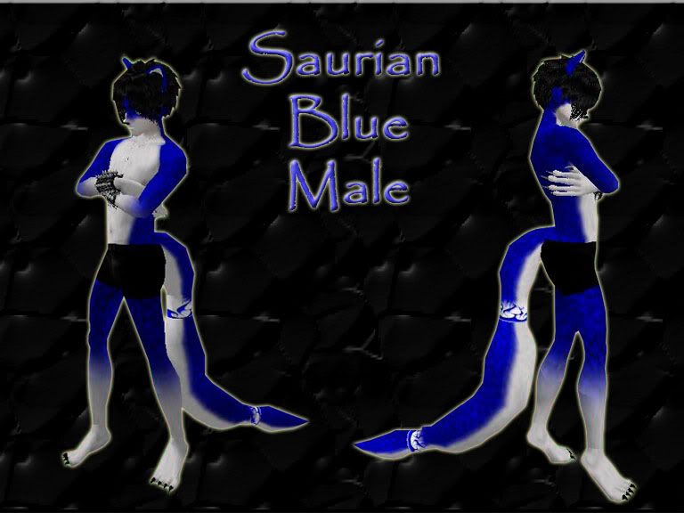Saurian Blue Male Product Pic