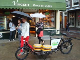 Cheese Delivery Bike in Amsterdam
