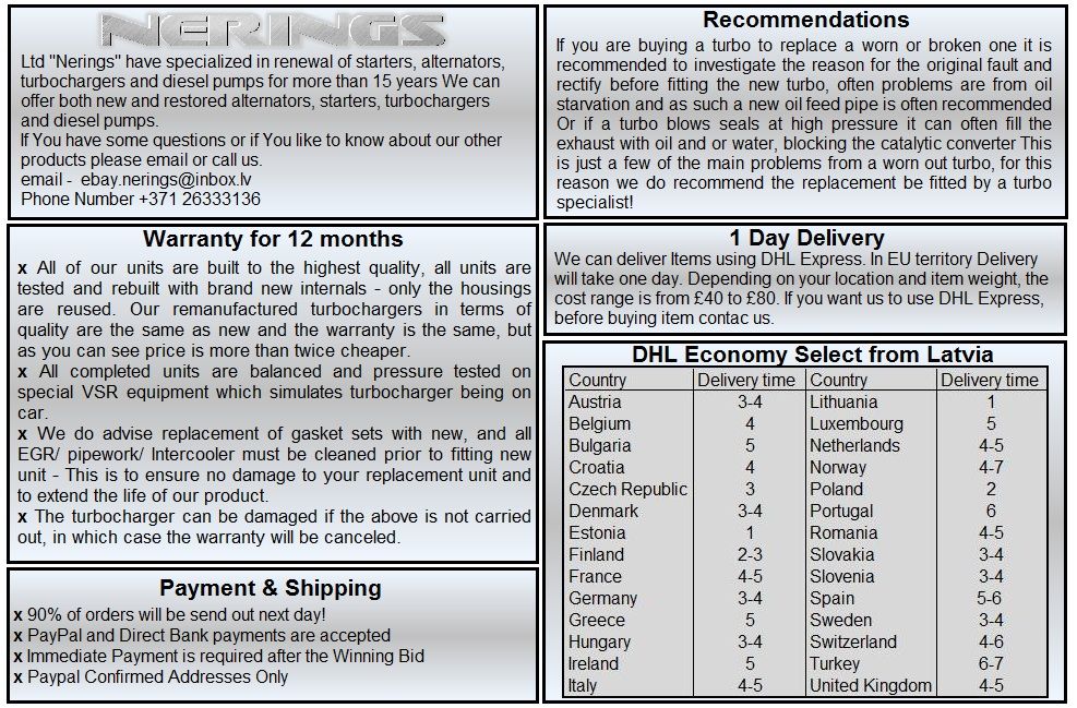 KKK K24 Turbo Turbocharger 53249886082 53249706082 53249886082