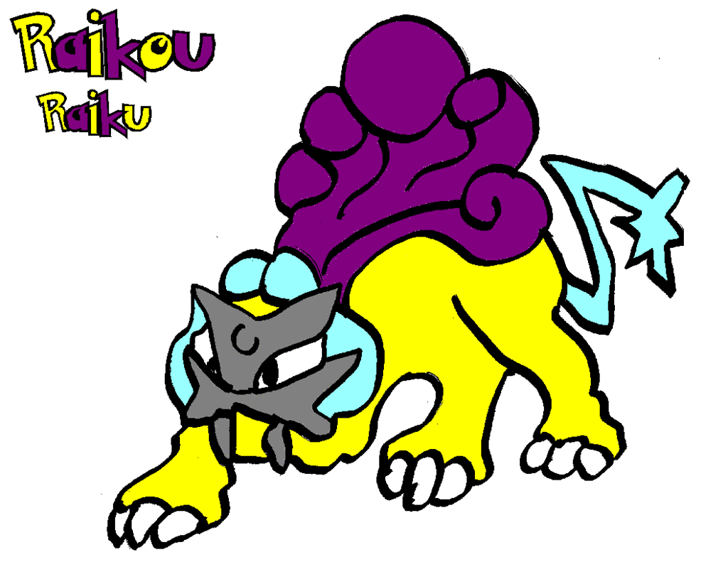 Raikou Coloring Pages