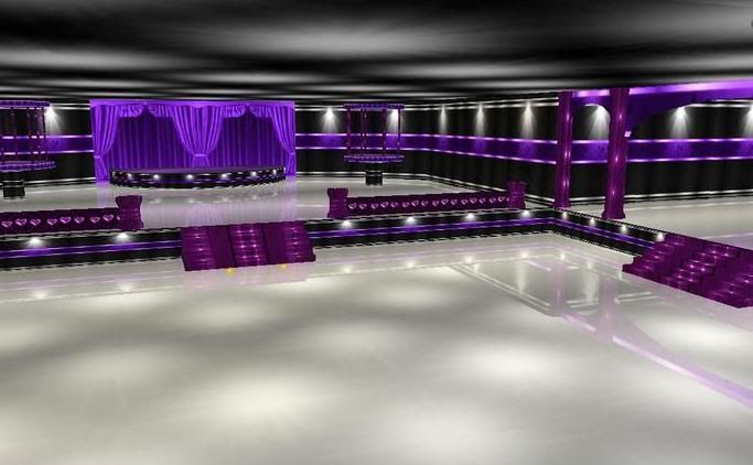 black purple party club