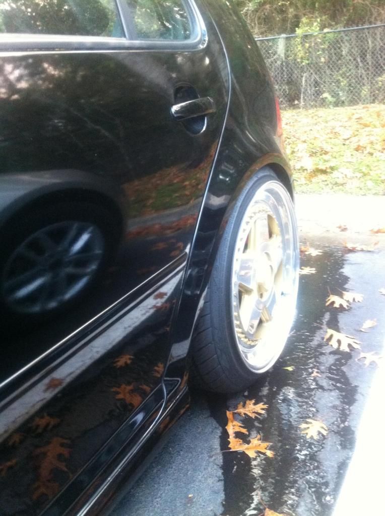 Mk4 rear beam mod sit inner lip on 17s.. my how to VW Vortex