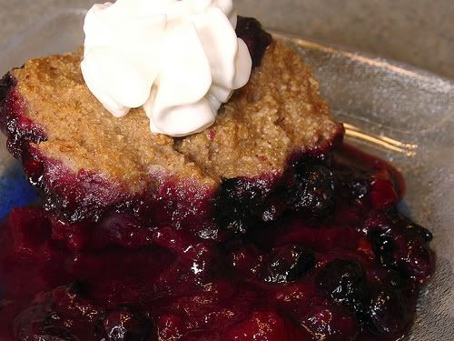 Cherry blueberry cobbler recipe