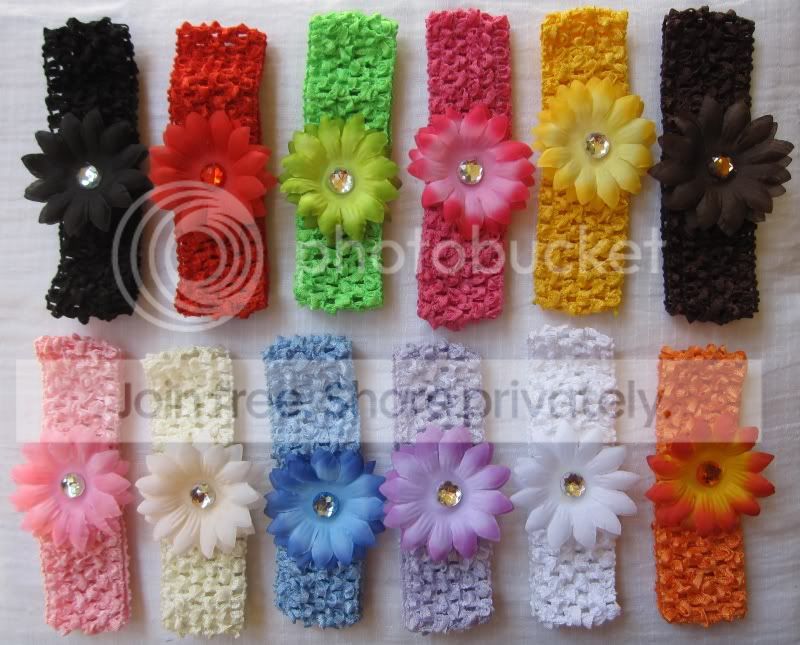 daisy baby headband