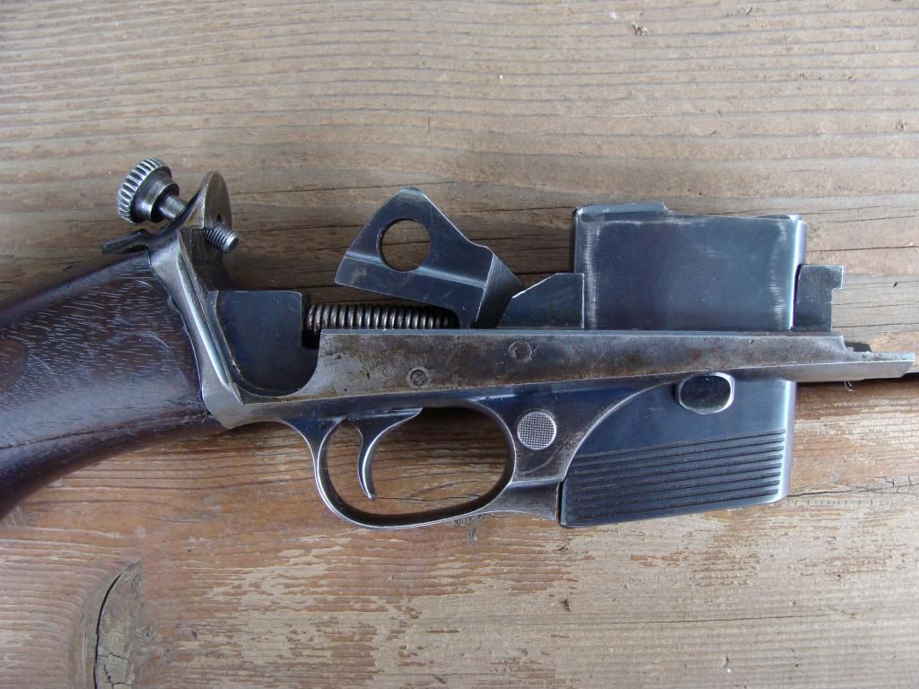 The Winchester Model 1907 had very limited military use by France, Britain