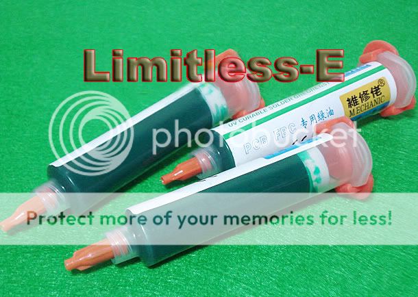 Matches the colouring and durability of permanent solder mask for 